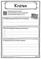 Vorschau - Unterrichtsreihen - Kröten Lückentext mit Wortspeicher Hörverstehen und Suchsel - Seite 3