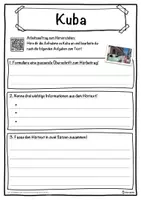 Vorschau - Unterrichtsreihen - Kuba Lückentext mit Wortspeicher Hörverstehen und Suchsel - Seite 3