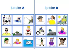 Vorschau - Spiele - Sommer | Spiel | Würfelbingo - DaF DaZ oder Grundschule - Seite 1