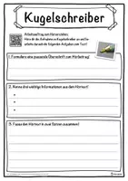Vorschau - Unterrichtsreihen - Kugelschreiber Lückentext mit Wortspeicher Hörverstehen und Suchsel - Seite 3
