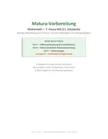 Vorschau - Arbeitsblätter - Mathematik sicher meistern Matura-Vorbereitung AHS 7. Klasse – Sommer-Wiederholung mit Lösungen - Seite 1
