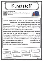 Vorschau - Unterrichtsreihen - Kunststoff Lückentext mit Wortspeicher Hörverstehen und Suchsel - Seite 1