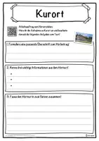 Vorschau - Unterrichtsreihen - Kurort Lückentext mit Wortspeicher Hörverstehen und Suchsel - Seite 3