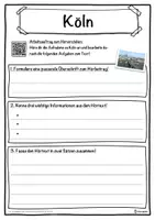 Vorschau - Unterrichtsreihen - Köln Lückentext mit Wortspeicher Hörverstehen und Suchsel - Seite 3