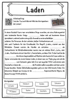 Vorschau - Unterrichtsreihen - Laden Lückentext mit Wortspeicher Hörverstehen und Suchsel - Seite 1