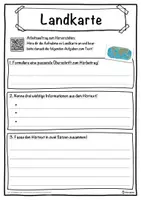 Vorschau - Unterrichtsreihen - Landkarte Lückentext mit Wortspeicher Hörverstehen und Suchsel - Seite 3