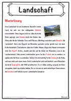 Vorschau - Unterrichtsreihen - Landschaft Lückentext mit Wortspeicher Hörverstehen und Suchsel - Seite 2