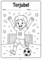 Vorschau - Mal- und Bastelvorlagen - Fußball WM 2026 | Ausmalbilder - Seite 2