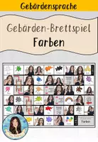Vorschau - Spiele - Gebärden-Brettspiel - Farben - Deckblatt