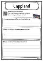 Vorschau - Unterrichtsreihen - Lappland Lückentext mit Wortspeicher Hörverstehen und Suchsel - Seite 3