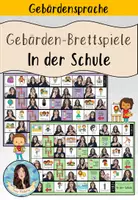 Vorschau - Spiele - Gebärden-Brettspiele - In der Schule - Deckblatt