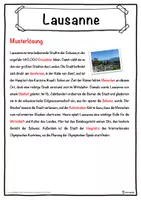 Vorschau - Unterrichtsreihen - Lausanne Lückentext mit Wortspeicher Hörverstehen und Suchsel - Seite 2