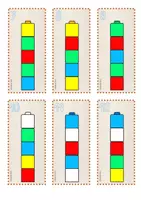 Vorschau - Fördermaterial/Inklusion - Feinmotorik - Türmchen nachbauen - Seite 3