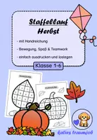 Vorschau - Arbeitsblätter - Staffellauf Herbst-Edition - Deckblatt