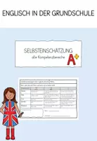 Vorschau - Anderer Materialtyp - Selbsteinschätzung für den Englischunterricht - Deckblatt