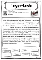 Vorschau - Unterrichtsreihen - Legasthenie Lückentext mit Wortspeicher Hörverstehen und Suchsel - Seite 1