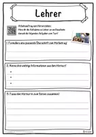 Vorschau - Unterrichtsreihen - Lehrer Lückentext mit Wortspeicher Hörverstehen und Suchsel - Seite 3