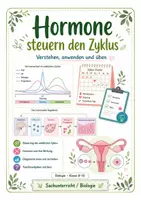 Vorschau - Arbeitsblätter - Wanyvo´s Lernspuren Hormone und weiblicher Zyklus - Deckblatt