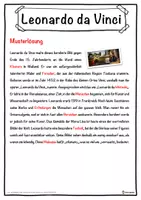 Vorschau - Unterrichtsreihen - Leonardo da Vinci Lückentext mit Wortspeicher Hörverstehen und Suchsel - Seite 2