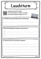 Vorschau - Unterrichtsreihen - Leuchtturm Lückentext mit Wortspeicher Hörverstehen und Suchsel - Seite 3
