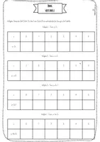 Vorschau - Arbeitsblätter - Wertetabelle | Terme & Gleichungen | 1 Arbeitsblatt inkl. Lösung | Mathematik | Klasse 7 und 8 - Seite 1
