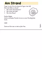 Vorschau - Aufgabenkarten - SOMMER - Abschreibetexte mit Aufgaben - Seite 3