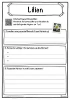 Vorschau - Unterrichtsreihen - Lilien Lückentext mit Wortspeicher Hörverstehen und Suchsel - Seite 3