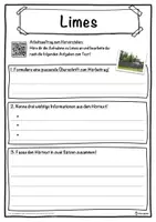 Vorschau - Unterrichtsreihen - Limes Lückentext mit Wortspeicher Hörverstehen und Suchsel - Seite 3