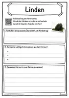 Vorschau - Unterrichtsreihen - Linden Lückentext mit Wortspeicher Hörverstehen und Suchsel - Seite 3