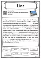Vorschau - Unterrichtsreihen - Linz Lückentext mit Wortspeicher Hörverstehen und Suchsel - Seite 1