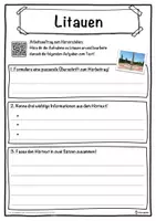 Vorschau - Unterrichtsreihen - Litauen Lückentext mit Wortspeicher Hörverstehen und Suchsel - Seite 3