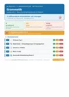 Vorschau - Arbeitsblätter - Englisch 9 Mittelschule - Grammatik - Seite 1