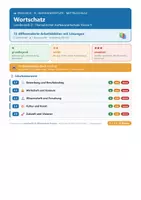 Vorschau - Arbeitsblätter - Englisch 9 Mittelschule - Wortschatz - Deckblatt