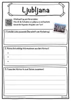 Vorschau - Unterrichtsreihen - Ljubljana Lückentext mit Wortspeicher Hörverstehen und Suchsel - Seite 3