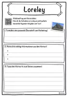 Vorschau - Unterrichtsreihen - Loreley Lückentext mit Wortspeicher Hörverstehen und Suchsel - Seite 3