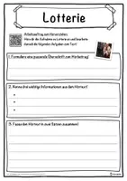 Vorschau - Unterrichtsreihen - Lotterie Lückentext mit Wortspeicher Hörverstehen und Suchsel - Seite 3