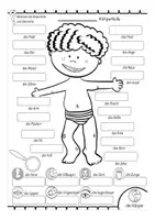 Vorschau - Unterrichtsreihen - Bildwörterbuch Körper / body parts - Seite 2