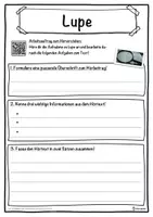 Vorschau - Unterrichtsreihen - Lupe Lückentext mit Wortspeicher Hörverstehen und Suchsel - Seite 3