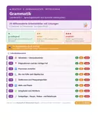 Vorschau - Arbeitsblätter - Deutsch 6 Mittelschule - Grammatik - Deckblatt