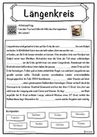 Vorschau - Unterrichtsreihen - Längenkreis Lückentext mit Wortspeicher Hörverstehen und Suchsel - Seite 1