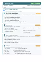 Vorschau - Arbeitsblätter - Deutsch 8 Mittelschule - Grammatik - Seite 1