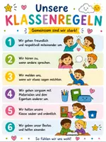 Vorschau - Poster - Klassenregeln (3 Ausführungen) - Seite 1