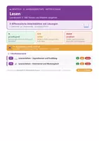 Vorschau - Arbeitsblätter - Deutsch 8 Mittelschule - Leseverstehen - Deckblatt