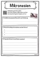 Vorschau - Unterrichtsreihen - Mikronesien Lückentext mit Wortspeicher Hörverstehen und Suchsel - Seite 3