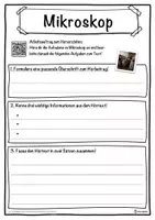 Vorschau - Unterrichtsreihen - Mikroskop Lückentext mit Wortspeicher Hörverstehen und Suchsel - Seite 3