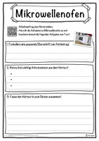 Vorschau - Unterrichtsreihen - Mikrowellenofen Lückentext mit Wortspeicher Hörverstehen und Suchsel - Seite 3