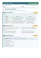 Vorschau - Arbeitsblätter - Deutsch 9 Mittelschule - Grammatik - Seite 1