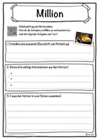 Vorschau - Unterrichtsreihen - Million Lückentext mit Wortspeicher Hörverstehen und Suchsel - Seite 3