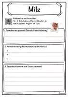 Vorschau - Unterrichtsreihen - Milz Lückentext mit Wortspeicher Hörverstehen und Suchsel - Seite 3