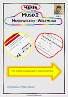 Vorschau - Arbeitsblätter - Arbeitsblatt zu "Musix2": Musikwelten - Weltmusik - Deckblatt